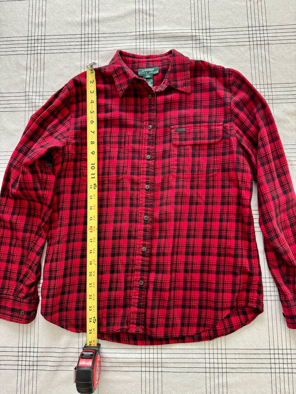 Vintage 90’s Lauren Ralph Lauren Heritage Buffalo Plaid Flannel Shirt